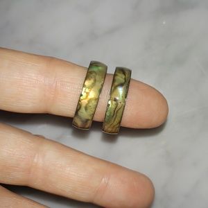 Mother of Pearl Rings, Wedding Bands